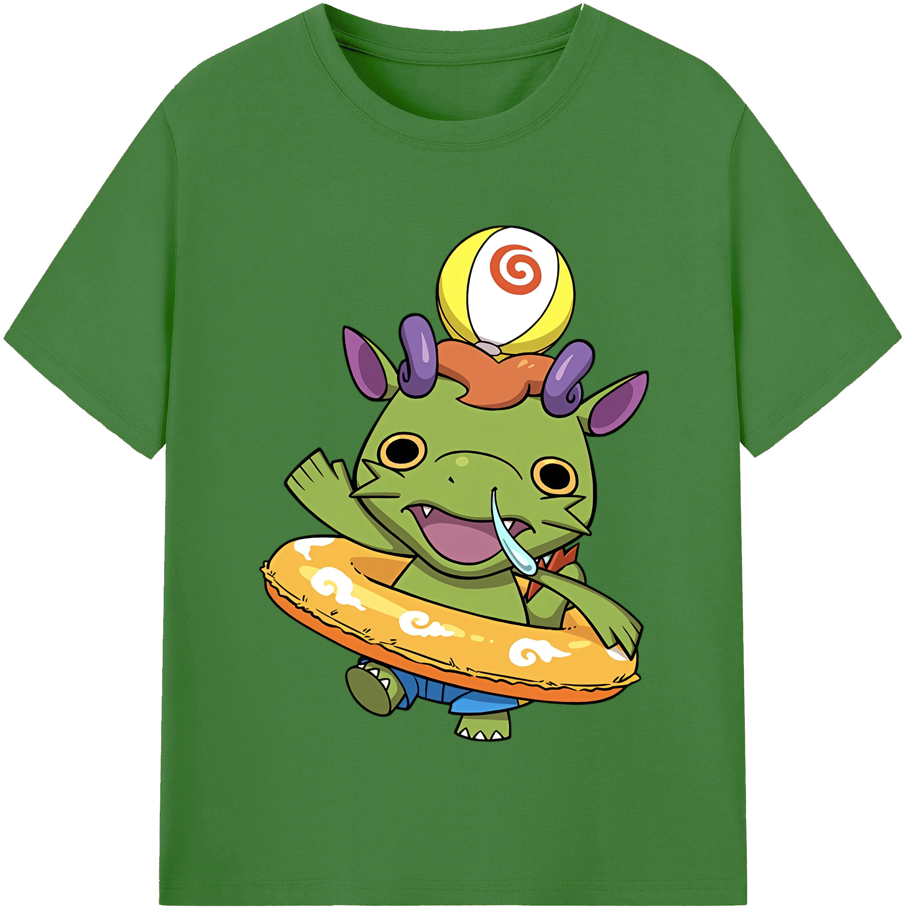 （画像用） 妖怪ウォッチ Yo-kai Watch レディースカジュアルプリントTシャツ（綿100％）